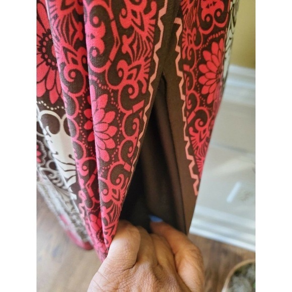 ND New Directions Floral Print V Neck Dress 4 - Picture 6 of 11